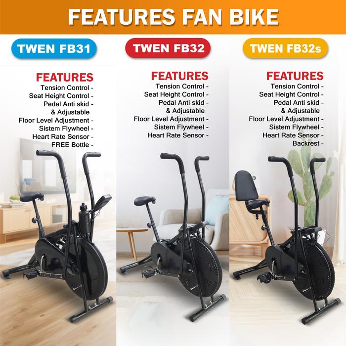 Fan Bike TWEN FB32 Platinum Gambar produk 4