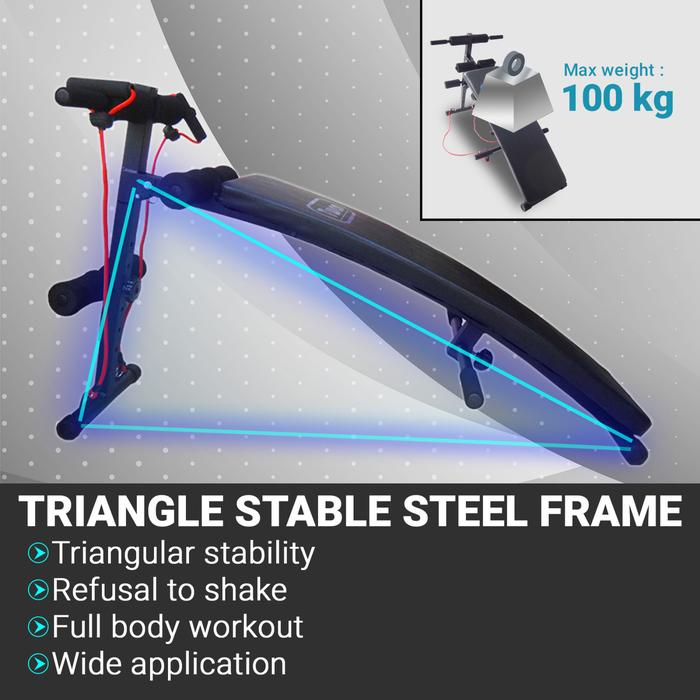 TWEN Sit Up Bench SUB51 alat fitness termurah Gambar produk 4