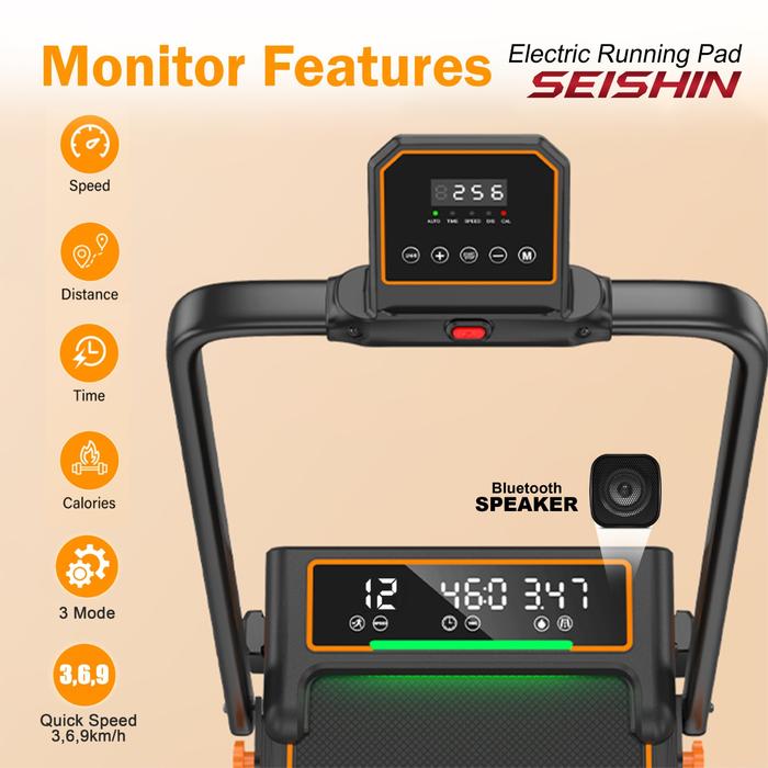SUPOTSU Seishin Silver Treadmill Listrik Gambar produk 2
