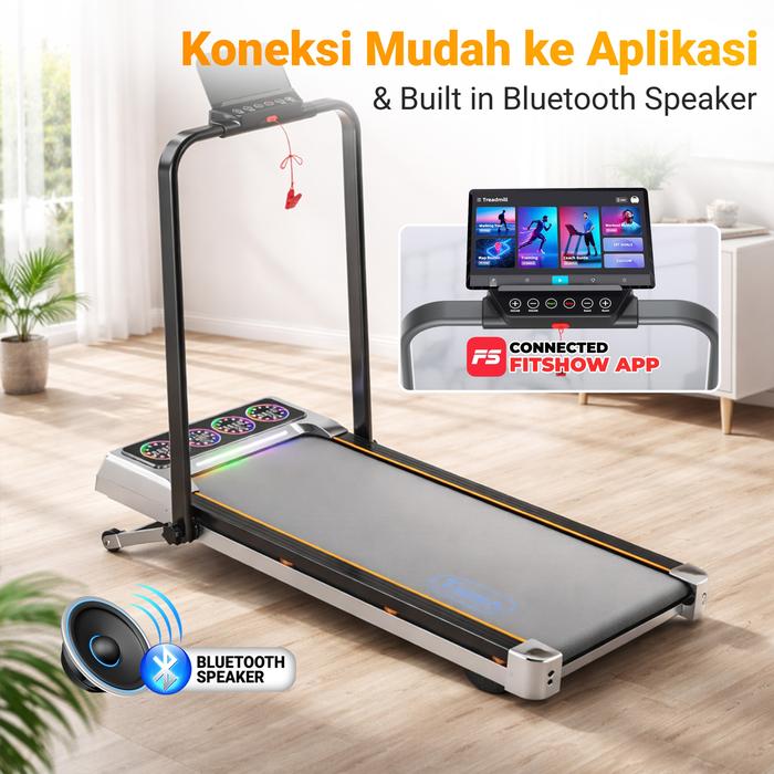 TWEN RPA8 Silver Running Pad Treadmill Listrik Gambar produk 4