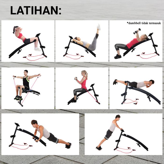 TWEN Sit Up Bench SUB51 alat fitness termurah Gambar produk 3
