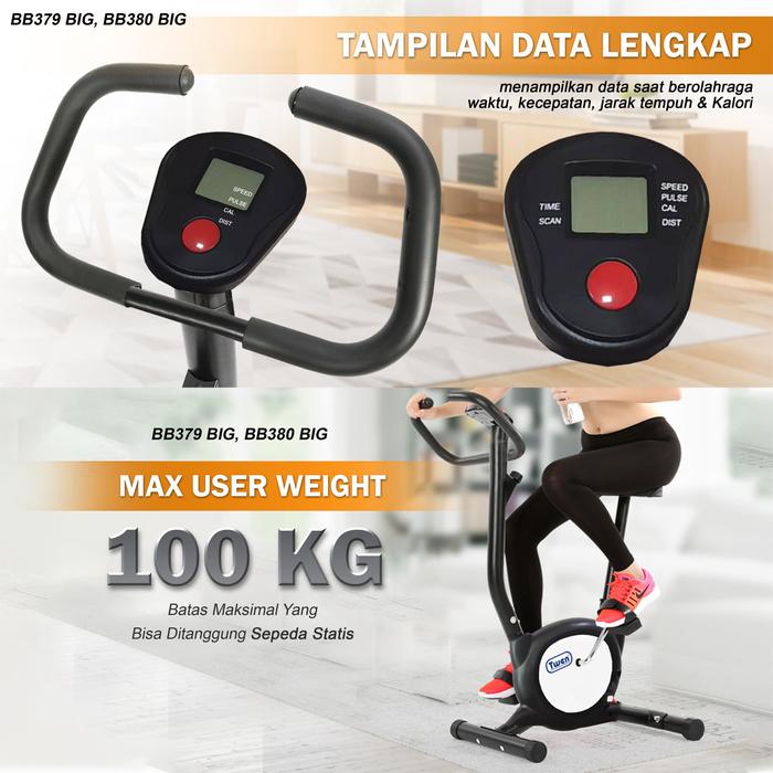 Twen BB380BIG Silver Belt Bike New Gambar produk 2