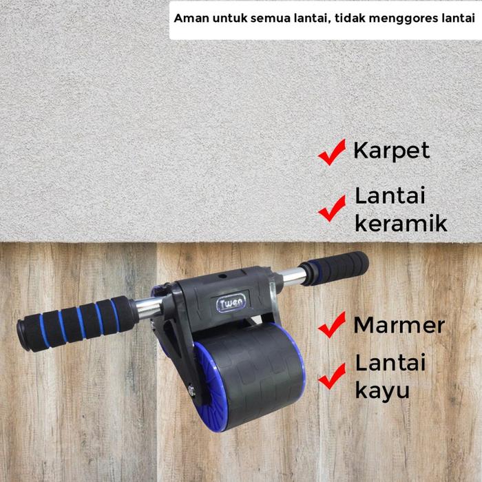 TWEN Ab Wheel 3 Ab Roller Wheels Gambar produk 5