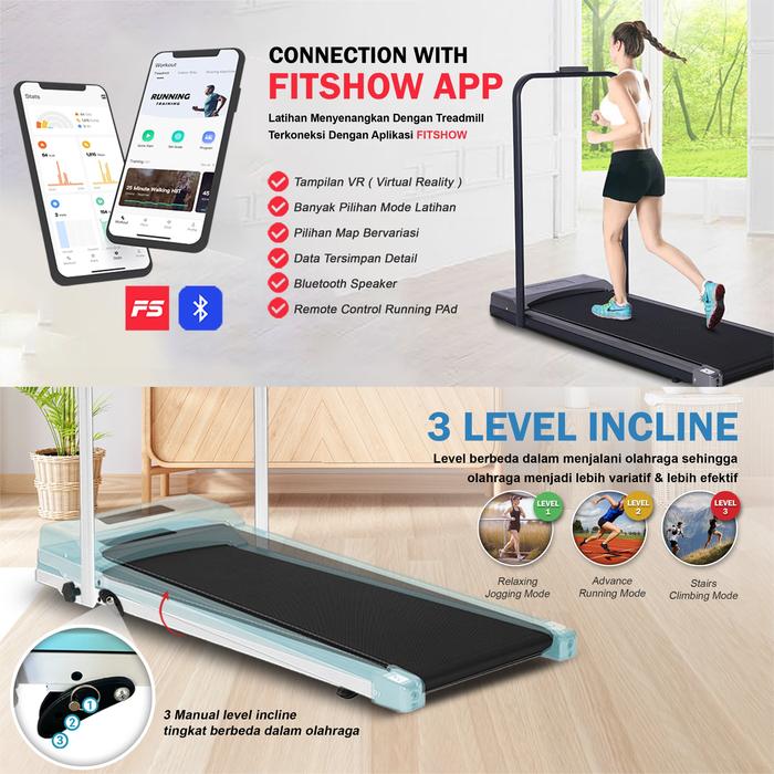 TWEN RP9H New Running Pad Treadmill Listrik Gambar produk 3