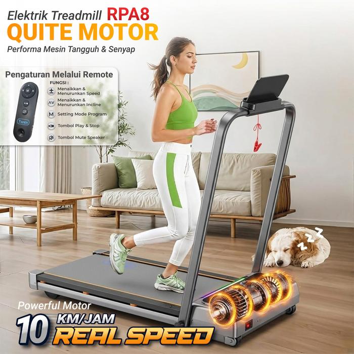 TWEN RPA8 Silver Running Pad Treadmill Listrik Gambar produk 6