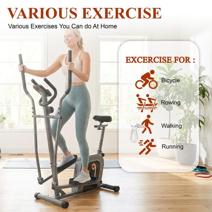 TWEN MB520 Alat Fitness Sepeda Statis Magnetic Bike Gambar produk 7