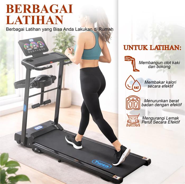 TWEN T209A Treadmil Listrik Gambar produk 6