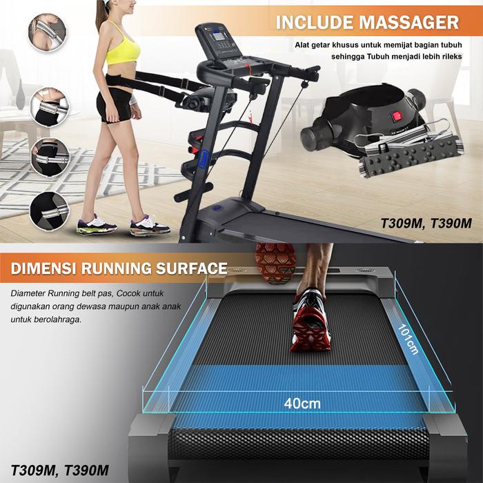TWEN T309M New Treadmill Listrik Multifungsi Gambar produk 7