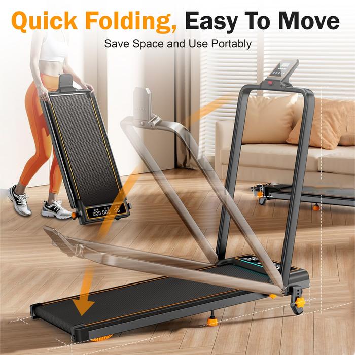 SUPOTSU Seishin Black Treadmill Listrik Gambar produk 6