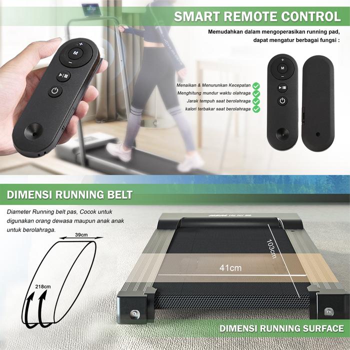 TWEN RP7s Running Pad Treadmill Listrik Gambar produk 6