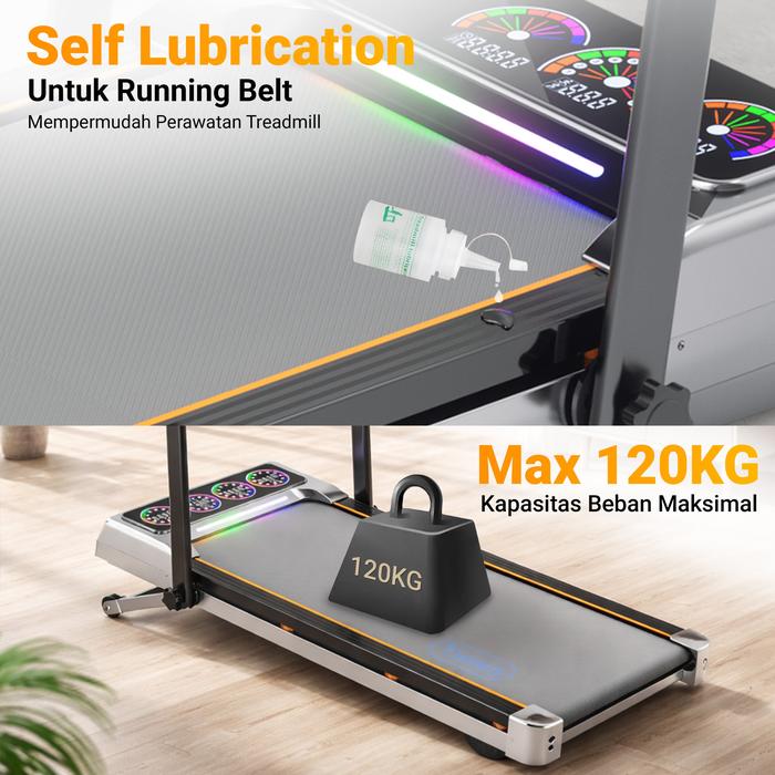 TWEN RPA8 Silver Running Pad Treadmill Listrik Gambar produk 5