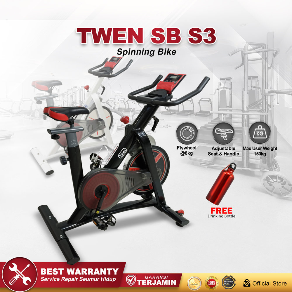 Twen S3 Black Spin Bike