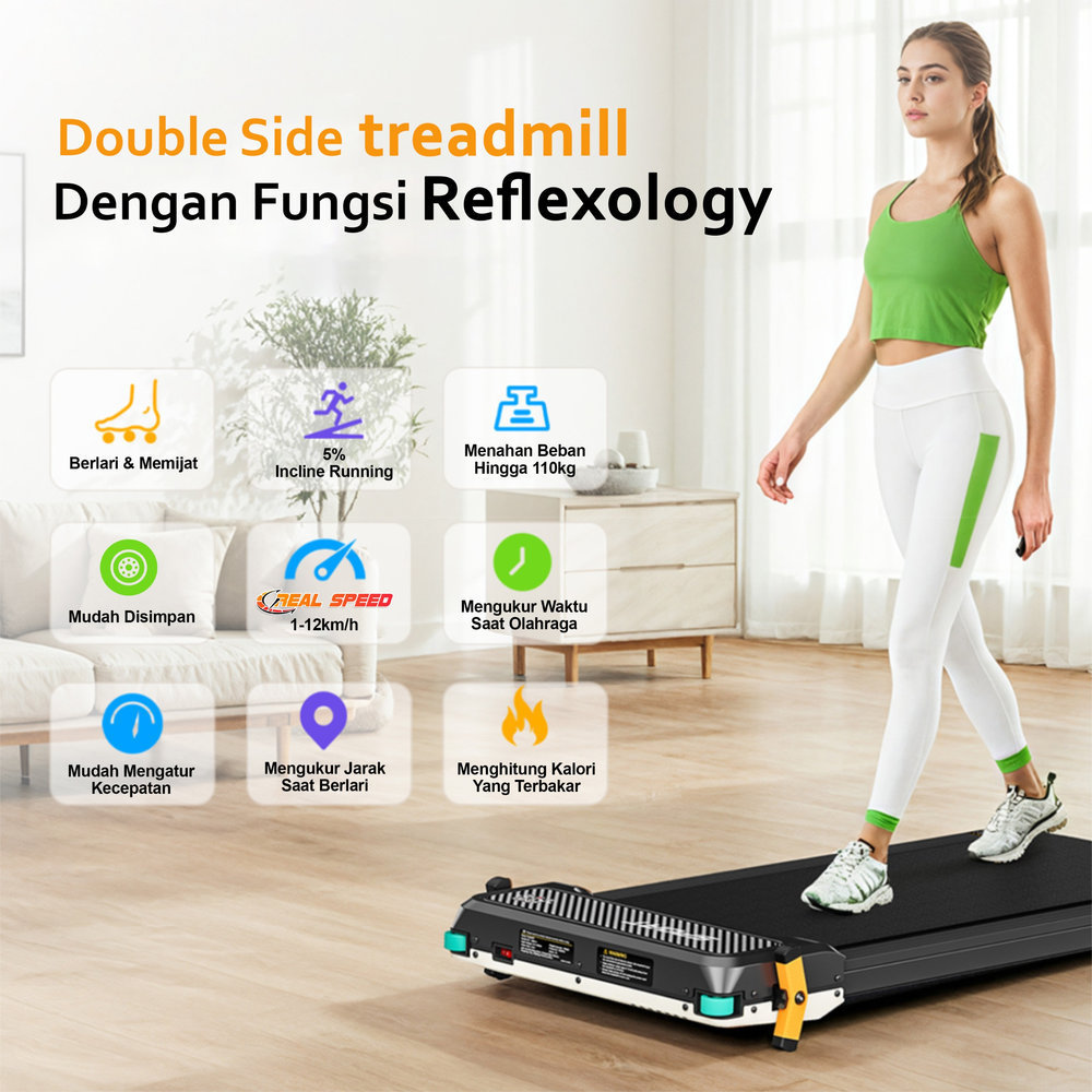 SUPOTSU KUMO Treadmill Listrik Massager Gambar produk 5