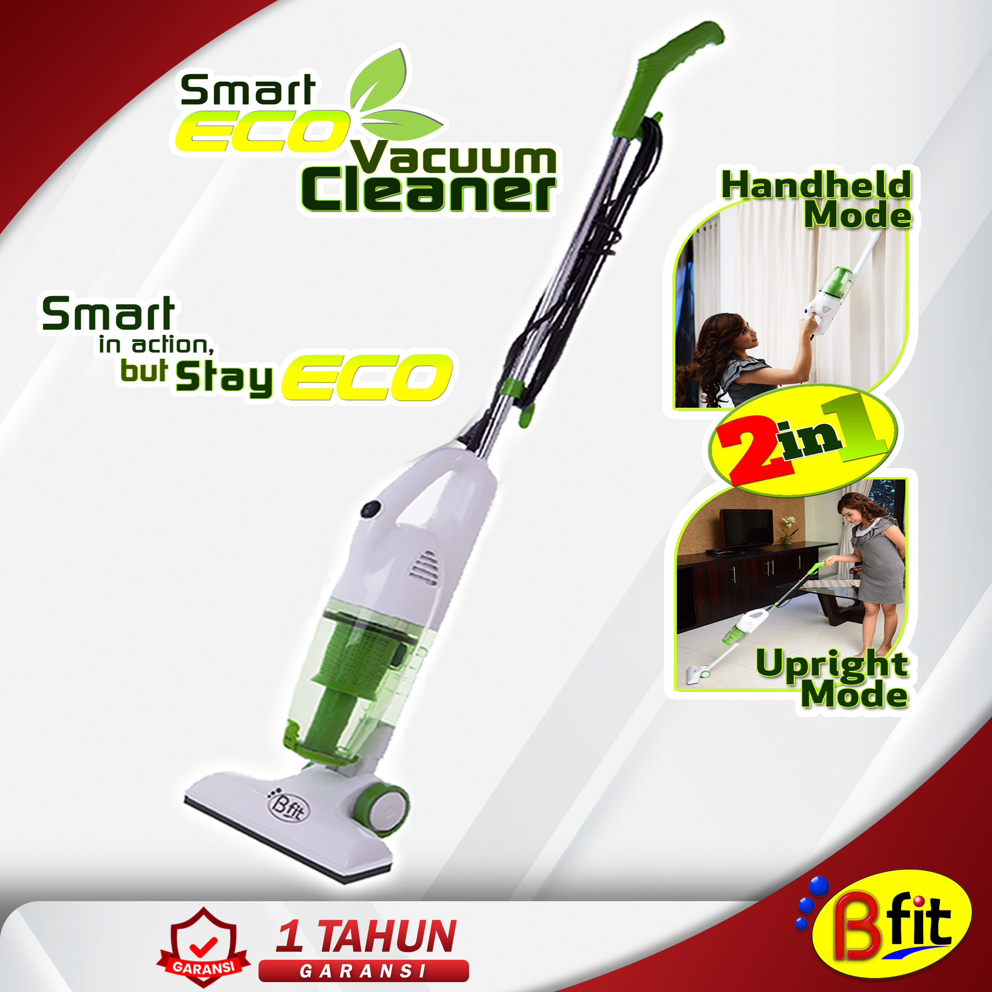 Bfit 2in1 Smart Eco Vacuum Cleaner Free Smart Eco Vacuum Car