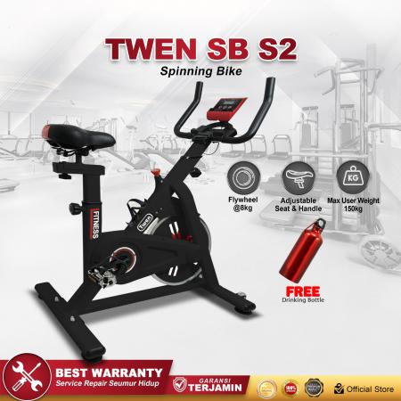 Spinning Bike Twen S2 Hitam 
