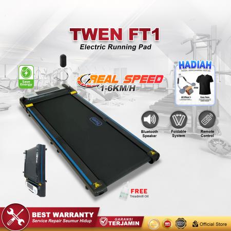 TWEN FT1 Treadmill Listrik Treadmil Lipat