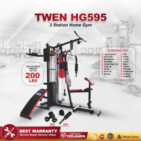 TWEN HG595 Alat Fitness HomeGym  3 Sisi Multifungsi