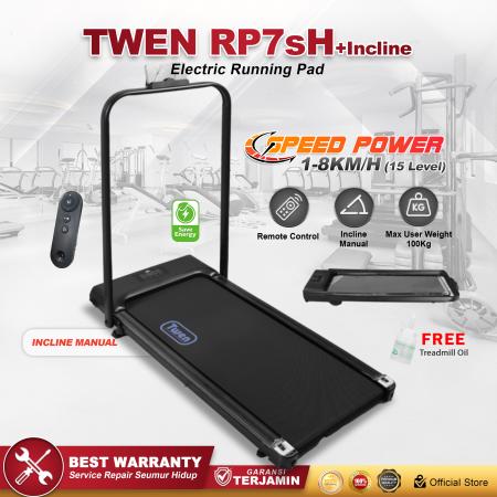 TWEN RP7sH+Incline Running Pad Treadmill Listrik