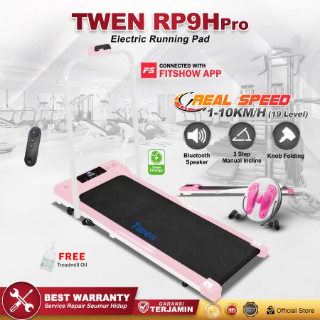 TWEN RP9HPro Pink Running Pad Treadmill Listrik
