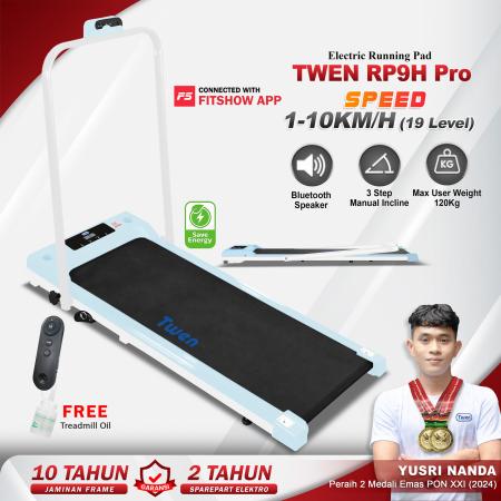 TWEN RP9HPro SkyBlue Running Pad Treadmill Listrik