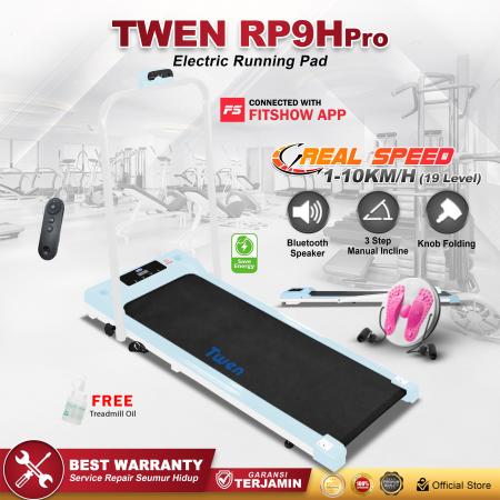 TWEN RP9HPro SkyBlue Running Pad Treadmill Listrik