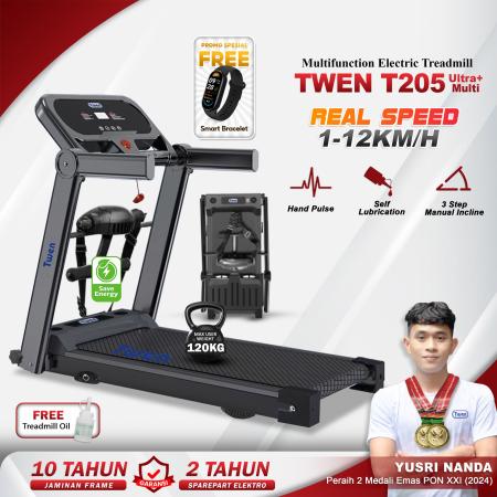 TWEN T205 Ultra+ Multi Treadmil Listrik