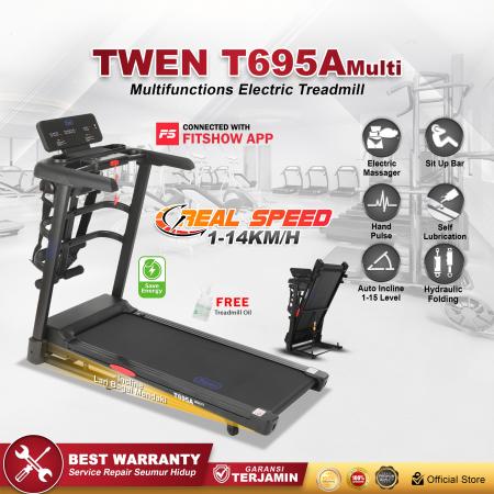 TWEN T695A Multi Treadmill Listrik Multifungsi