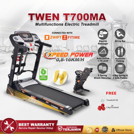 Twen T700MA Treadmill Elektrik Multifungsi
